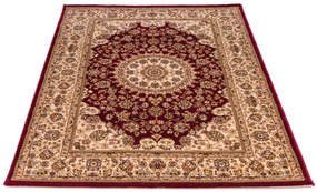 Dywan klasyczny Venezia Ornament Kremowo Czerwony  300 cm x 400 cm