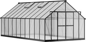 Szklarnia 245 x 305 x 606 cm, wzmocniona konstrukcja, poliwęglan 6 mm