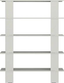 Jasnoszary metalowy regał 120x156x37 cm Hes – noo.ma