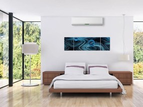 Abstrakcyjny obraz (170x50 cm)