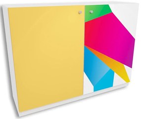 Kolorowa komoda dla dziecka Polin 4X - 3 kolory