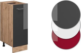 Szafka apteczna antracyt wysoki połysk 30x60x81.6 r-line