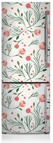 Osłona dekoracyjna na lodówkę Vintage maki