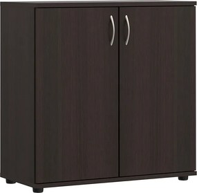 Minimalistyczna Komoda Biurowa Z Drzwiczkami Wenge L1-K53