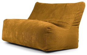 Musztardowy sztruksowy worek do siedzenia Sofa Seat Lounge – SLOWDOWN