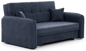 Sofa rozkładana z funkcją spania LAINE niebieska ELTAP