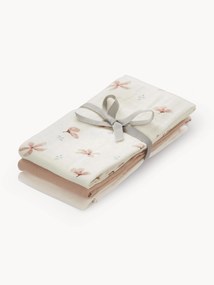 Komplet pieluszek tetrowych z bawełny organicznej Wildflower, 3 elem.