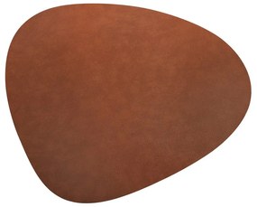Koniakowa skóra na podłogę 115x135 cm Curve XXXL Bull – LIND DNA