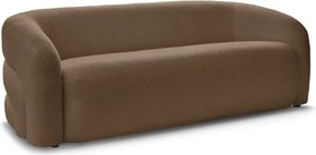 Brązowa sofa z materiału bouclé 193 cm Elina – Bobochic Paris