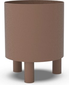 Niska doniczka metalowa Bom H30 cm
