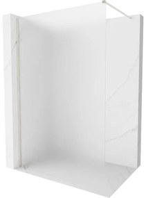 Mexen Kioto-X ścianka prysznicowa Walk-in 100 x 200 cm, szron 10 mm, nikiel szczotkowany - 800-100-101-97-30-X