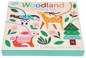 Zestaw kreatywny Stitching set Woodland – Rex London