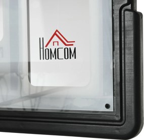 Stojak do koszykówki HOMCOM z kółkami rolowany 260-310 cm ze stali regulowanej wysokości