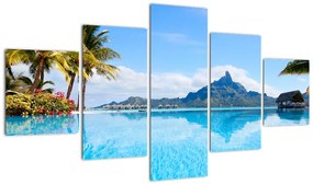 Obraz  - Bora-Bora, Polinezja Francuska (125x70 cm)