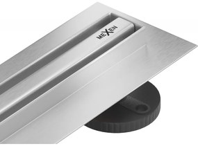 Mexen Flat 360° Slim odpływ liniowy obrotowy 140 cm, inox - 1041140