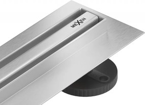 Mexen Flat 360° Slim odpływ liniowy obrotowy 140 cm, inox - 1041140