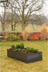 Alto Podwyższona grządka 74 x 148 x 36 cm, corten CORGARDEN 1012