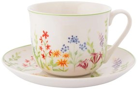 Altom Porcelanowa filiżanka i spodek Nature Awakening 450 ml