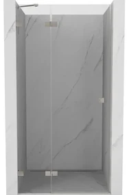 Mexen Lunar drzwi prysznicowe uchylne lewe 95 cm, transparent, nikiel szczotkowany - 834-095-000-97-00-L