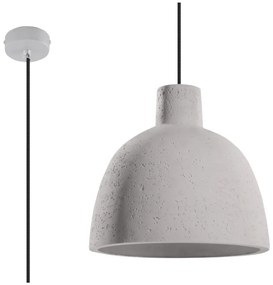 Jasnoszara lampa wisząca ø 28 cm Filippo – Sollux