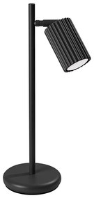 Sollux SL.1586 - Lampa stołowa KARBON 1xGU10/10W/230V czarny