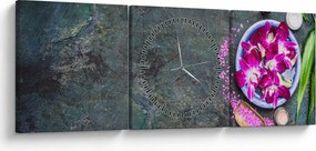 Obraz - Wellness (z zegarem) (90x30 cm)