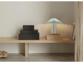 Antracytowe pojemniki zestaw 2 szt. z pokrywką/dekoracyjne ze sztucznej skóry 40x30x11 cm Sahla – Blomus
