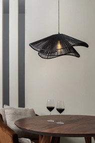 Lampa do jadalni nad stół SOMBRERA, klosz z plecionki, Ø 60 cm