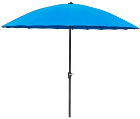 Niebieski parasol ogrodowy ø 255 cm – Garden Pleasure