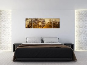 Obraz - Wschód słońca (170x50 cm)