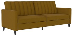 Żółta rozkładana sofa 86 cm Celine – Støraa