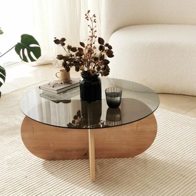 Stolik kawowy Bubble Sapphire Oak Fume