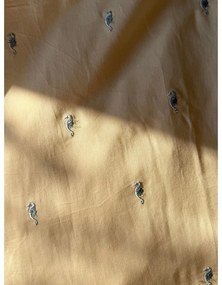 Jasnożółta pościel dziecięca do łóżeczka z bawełny organicznej 70x100 cm Sea Garden – Cam Cam Copenhagen