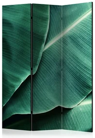 Parawan akustyczny Liście 135x172 cm 3-częściowy zielony ARTGEIST B