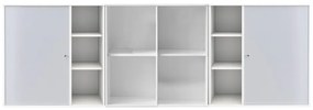 Biała komoda ścienna Hammel Mistral Kubus, 206 x 69 cm