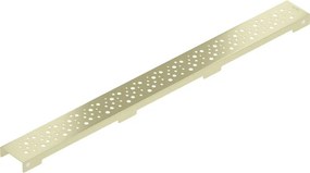 Mexen Flat M12 maskownica do odpływu liniowego 70 cm, złota szczotkowana - 1A21070