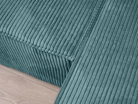 Rozkładana narożna sofa SMART COSARO petrolowa, dwustronna + 2 poduszki GRATIS