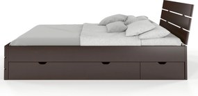 Łóżko bukowe Visby Sandemo High Drawers