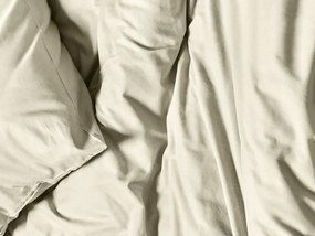 PrzytulneMieszkanie.pl PrzytulneMieszkanie.pl Bawełniana pościel CALMORA jasno beżowa Rozmiar pościeli: 2 szt 70 x 90 cm | 160 x 200 cm