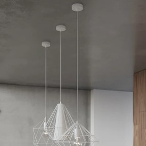 Lampa wisząca UMBERTO biała SOLLUX  LIGHTING