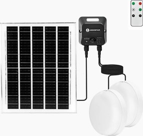 Aigostar - ZESTAW 2x solarna lampa sufitowa LED/3,7V 12000 mAh IP65 + pilot