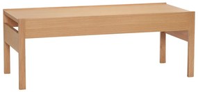 Stolik z blatem w dekorze dębu 50x120 cm Forma – Hübsch