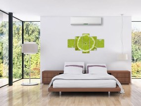 Obraz - pokrojone cytryny (125x70 cm)