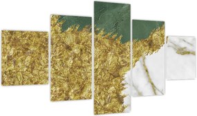 Obraz - Zielony marmur N⁰2 (125x70 cm)