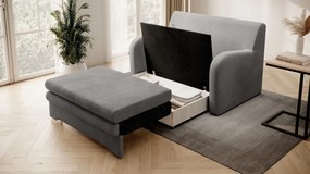 Sofa rozkładana z funkcją spania ARIO szara ELTAP