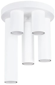 Pięciopunktowa biała lampa sufitowa - M093-Vekel