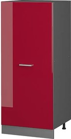 Wysoka szafa czerwony połysk 60x57x143 r-line