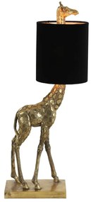 Czarno-brązowa lampa stołowa (wysokość 61 cm) Giraffe – Light &amp; Living