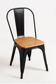 Krzeso z naturalnego drewna Torix