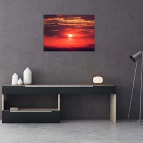 Obraz kolorowego słońca (70x50 cm)
